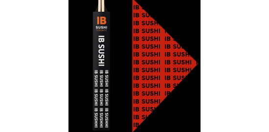 Chopstick with napkin