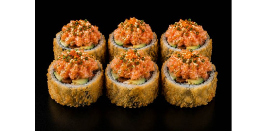 Salmon Tartar Tempura Futomaki